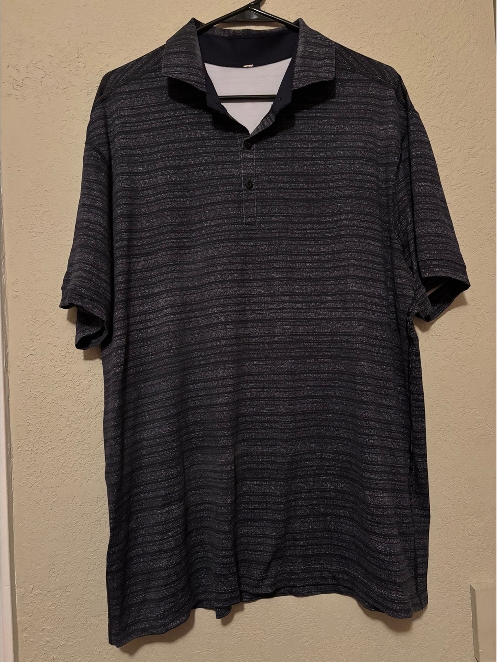 Lululemon Men's Striped Polo Shirt